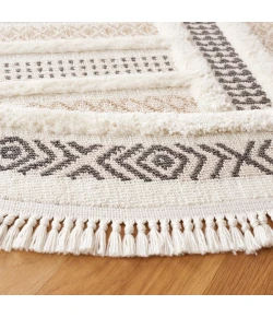 Safavieh Urban Beige / Ivory URB212 6 ft. 7 in. X 6 ft. 7 in. Round Rug