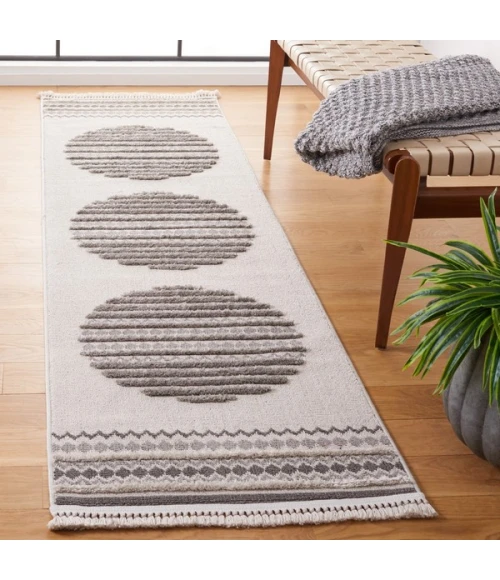Safavieh Urban Grey / Light Grey URB214 2 ft. 2 in. X 8 ft. Runner Rug