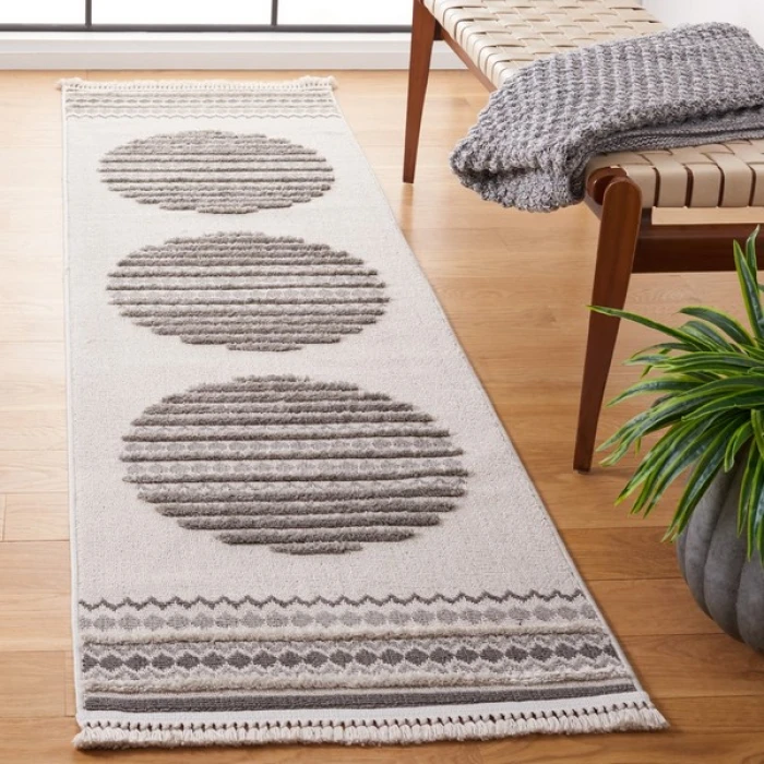 Safavieh Urban Grey / Light Grey URB214 2 ft. 2 in. X 8 ft. Runner Rug