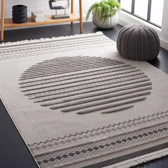 Safavieh Urban Grey / Light Grey URB214 4 ft. X 6 ft. Rectangle Rug
