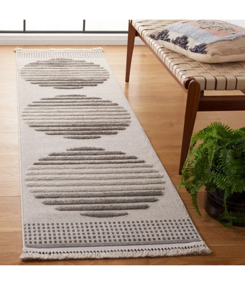 Safavieh Urban Grey / Light Grey URB216 2 ft. 2 in. X 8 ft. Runner Rug