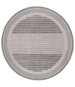 Safavieh Urban Grey / Light Grey URB216 6 ft. 7 in. X 6 ft. 7 in. Round Rug