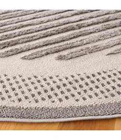 Safavieh Urban Grey / Light Grey URB216 6 ft. 7 in. X 6 ft. 7 in. Round Rug