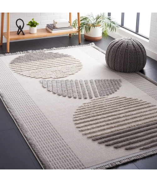 Safavieh Urban Grey / Light Grey URB218 5 ft. 3 in. X 7 ft. 6 in. Rectangle Rug