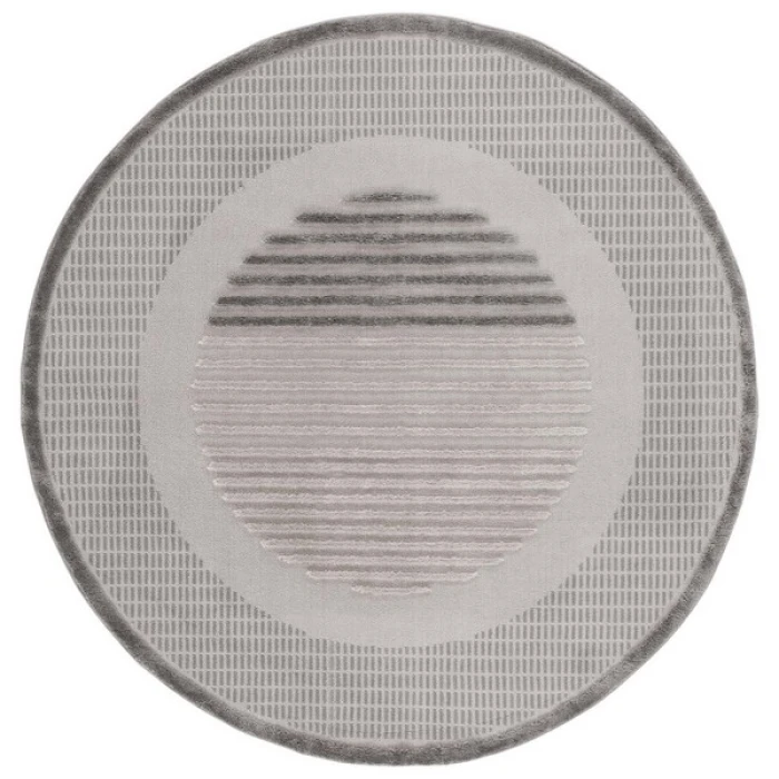 Safavieh Urban Grey / Light Grey URB218 6 ft. 7 in. X 6 ft. 7 in. Round Rug