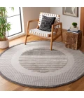 Safavieh Urban Grey / Light Grey URB218 6 ft. 7 in. X 6 ft. 7 in. Round Rug