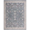 Safavieh Vivaldi Blue / Ivory VIV516 6 ft. 7 in. X 6 ft. 7 in. Round Rug