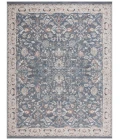 Safavieh Vivaldi Blue / Ivory VIV516 6 ft. 7 in. X 6 ft. 7 in. Round Rug