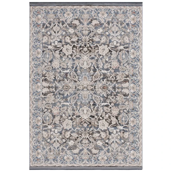 Safavieh Vivaldi Navy / Ivory VIV516 4 ft. X 6 ft. Rectangle Rug