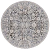 Safavieh Vivaldi Navy / Ivory VIV516 6 ft. 7 in. X 6 ft. 7 in. Round Rug