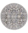 Safavieh Vivaldi Navy / Ivory VIV516 6 ft. 7 in. X 6 ft. 7 in. Round Rug