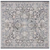 Safavieh Vivaldi Navy / Ivory VIV516 6 ft. 7 in. X 6 ft. 7 in. Square Rug