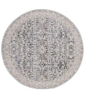 Safavieh Vivaldi Blue / Ivory VIV546 6 ft. 7 in. X 6 ft. 7 in. Round Rug