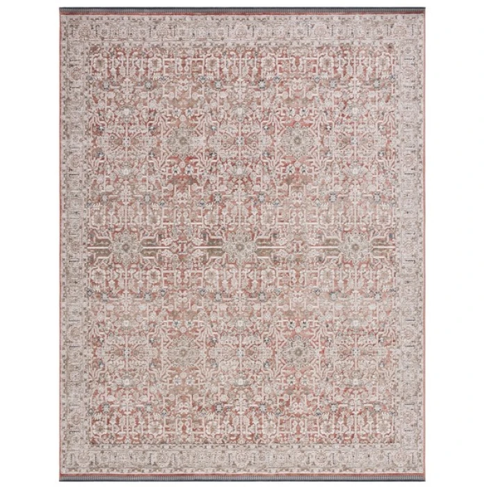 Safavieh Vivaldi Rust / Ivory VIV546 8 ft. X 10 ft. Rectangle Rug