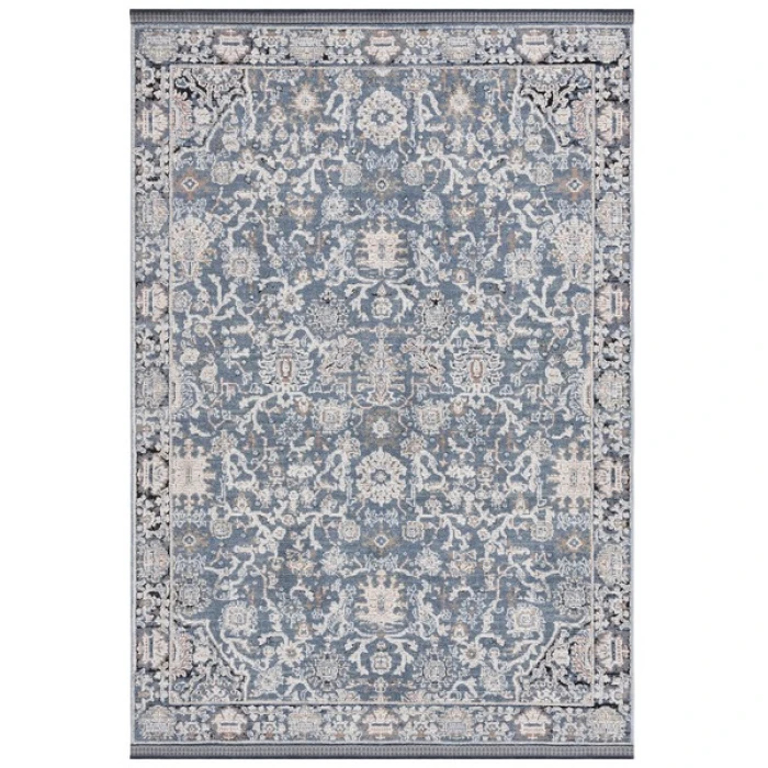 Safavieh Vivaldi Navy / Ivory VIV561 5 ft. 3 in. X 7 ft. 6 in. Rectangle Rug
