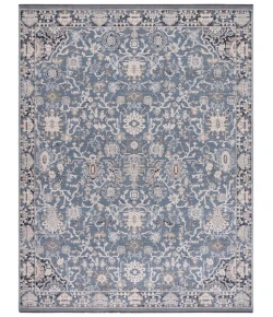 Safavieh Vivaldi Navy / Ivory VIV561 9 ft. X 12 ft. Rectangle Rug
