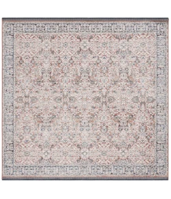 Safavieh Vivaldi Navy / Rust VIV562 6 ft. 7 in. X 6 ft. 7 in. Square Rug