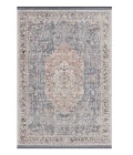 Safavieh Vivaldi Blue / Rust VIV565 5 ft. 3 in. X 7 ft. 6 in. Rectangle Rug