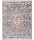 Safavieh Vivaldi Blue / Rust VIV565 8 ft. X 10 ft. Rectangle Rug
