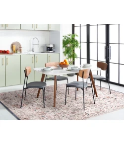 Safavieh Vivaldi Beige / Blue Rust VIV568 5 ft. 3 in. X 7 ft. 6 in. Rectangle Rug