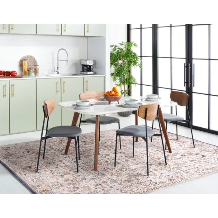 Safavieh Vivaldi Beige / Blue Rust VIV568 5 ft. 3 in. X 7 ft. 6 in. Rectangle Rug