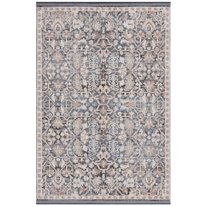 Safavieh Vivaldi Blue / Ivory VIV568 5 ft. 3 in. X 7 ft. 6 in. Rectangle Rug