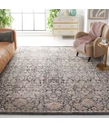 Safavieh Vivaldi Blue / Ivory VIV568 6 ft. 7 in. X 6 ft. 7 in. Square Rug