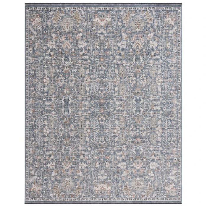 Safavieh Vivaldi Light Blue / Ivory VIV568 9 ft. X 12 ft. Rectangle Rug