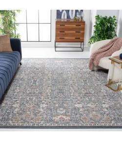 Safavieh Vivaldi Light Blue / Ivory VIV568 5 ft. 3 in. X 7 ft. 6 in. Rectangle Rug