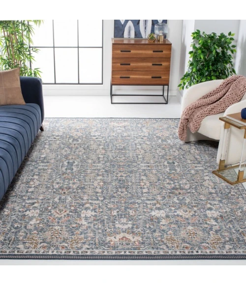 Safavieh Vivaldi Light Blue / Ivory VIV568 4 ft. X 6 ft. Rectangle Rug