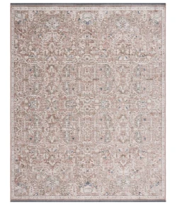 Safavieh Vivaldi Rust / Ivory VIV568 5 ft. 3 in. X 7 ft. 6 in. Rectangle Rug