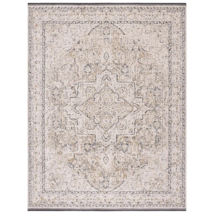 Safavieh Vivaldi Ivory / Light Olive VIV595 9 ft. X 12 ft. Rectangle Rug