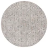 Safavieh Vivaldi Ivory / Navy VIV596 6 ft. 7 in. X 6 ft. 7 in. Round Rug