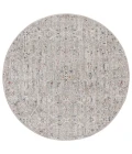 Safavieh Vivaldi Ivory / Navy VIV596 6 ft. 7 in. X 6 ft. 7 in. Round Rug