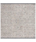 Safavieh Vivaldi Ivory / Navy VIV596 6 ft. 7 in. X 6 ft. 7 in. Square Rug