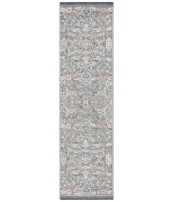 Safavieh Vivaldi Navy / Rust VIV596 2 ft. 2 in. X 8 ft. Runner Rug