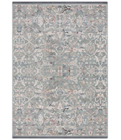 Safavieh Vivaldi Navy / Rust VIV596 5 ft. 3 in. X 7 ft. 6 in. Rectangle Rug