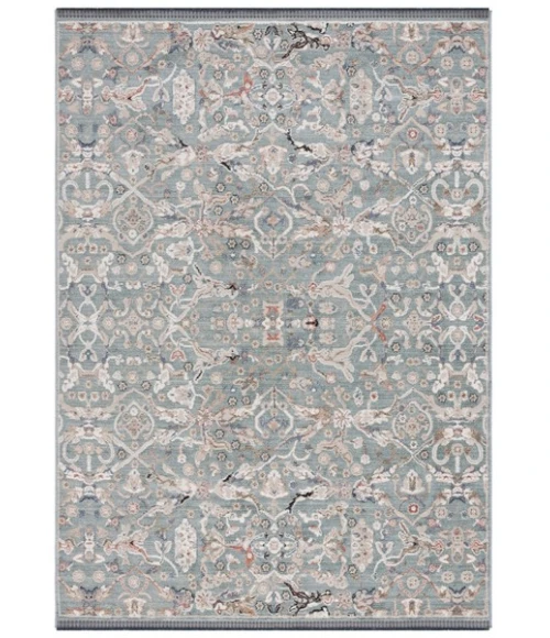 Safavieh Vivaldi Navy / Rust VIV596 4 ft. X 6 ft. Rectangle Rug