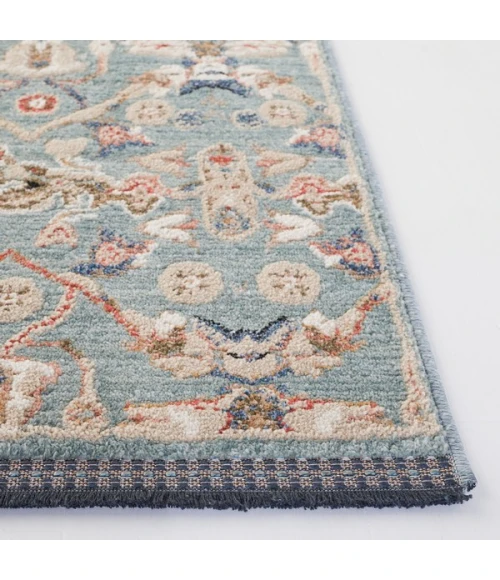 Safavieh Vivaldi Navy / Rust VIV596 6 ft. 7 in. X 6 ft. 7 in. Square Rug