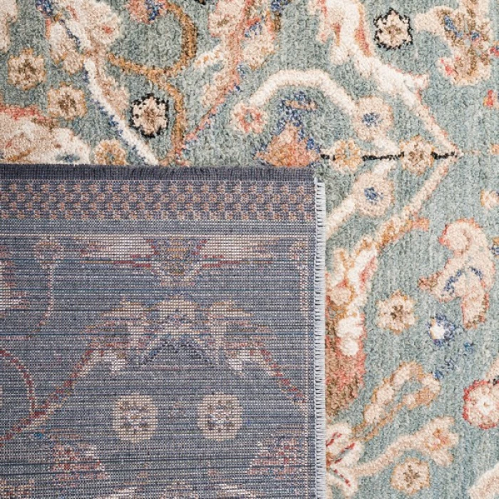 Safavieh Vivaldi Navy / Rust VIV596 8 ft. X 10 ft. Rectangle Rug