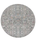 Safavieh Vivaldi Navy / Rust VIV596 6 ft. 7 in. X 6 ft. 7 in. Round Rug
