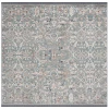 Safavieh Vivaldi Navy / Rust VIV596 6 ft. 7 in. X 6 ft. 7 in. Square Rug
