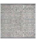 Safavieh Vivaldi Navy / Rust VIV596 6 ft. 7 in. X 6 ft. 7 in. Square Rug