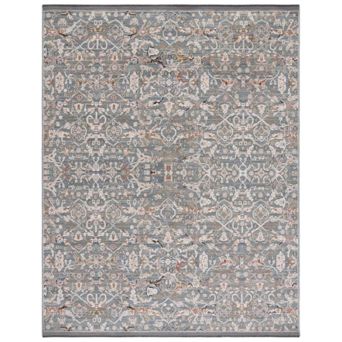 Safavieh Vivaldi Navy / Rust VIV596 8 ft. X 10 ft. Rectangle Rug