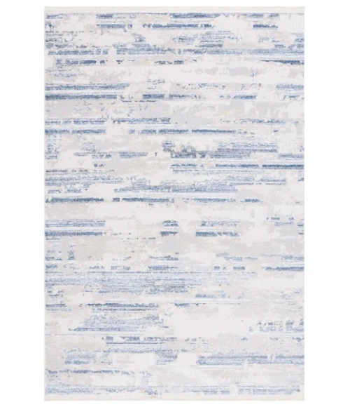 Safavieh Whisper Grey / Blue Ivory WHS542 5 ft. 3 in. X 7 ft. 6 in. Rectangle Rug