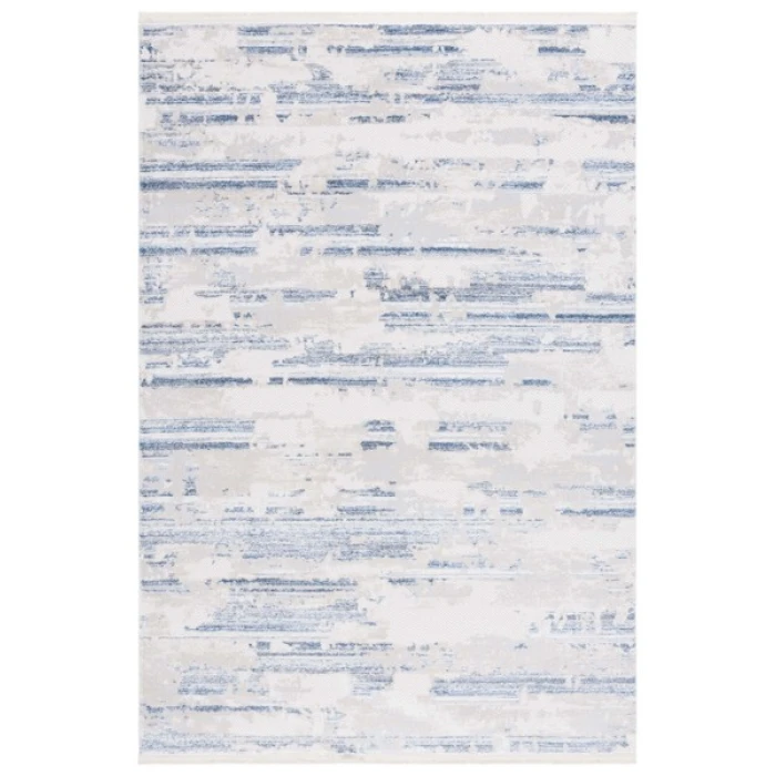 Safavieh Whisper Grey / Blue Ivory WHS542 6 ft. 7 in. X 8 ft. 7 in. Rectangle Rug