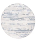 Safavieh Whisper Grey / Blue Ivory WHS542 6 ft. 7 in. X 6 ft. 7 in. Round Rug