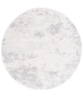 Safavieh Whisper Ivory / Grey WHS546 6 ft. 7 in. X 6 ft. 7 in. Round Rug