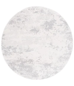 Safavieh Whisper Ivory / Grey WHS546 6 ft. 7 in. X 6 ft. 7 in. Round Rug