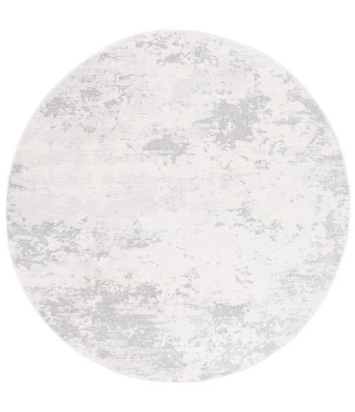 Safavieh Whisper Ivory / Grey WHS546 6 ft. 7 in. X 6 ft. 7 in. Round Rug